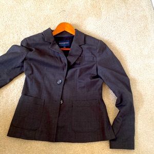 Banana republic, six blazer, dark gray NWOT